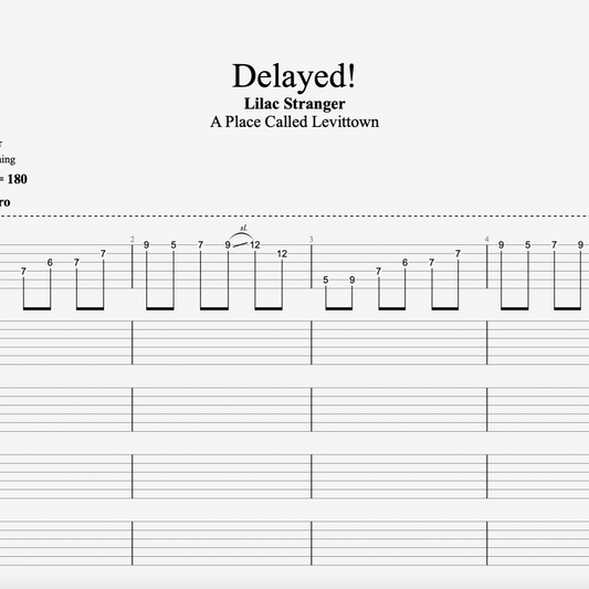 Delayed! - Guitar Tabs