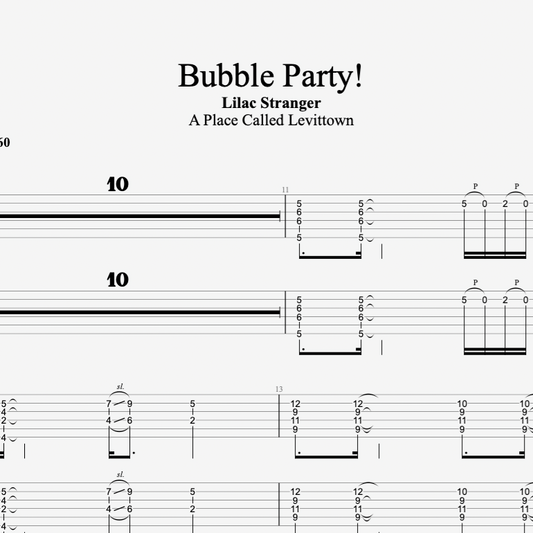 Bubble Party! - Guitar Tabs